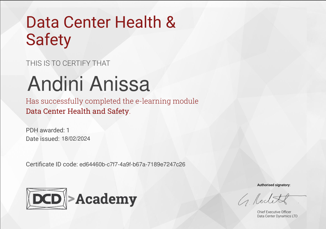 Data Center Health and Safety